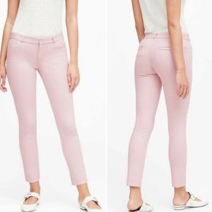 Banana Republic Sloan Crop Rose Smoke Pant Size 4